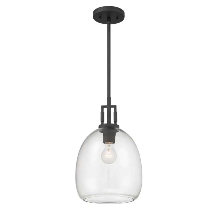 Dark Matte Black Mini Pendant from the Orbis Collection
