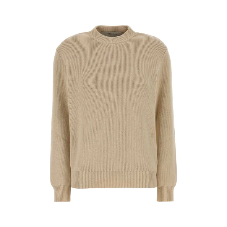 Golden Goose Pull Col Rond - Beige