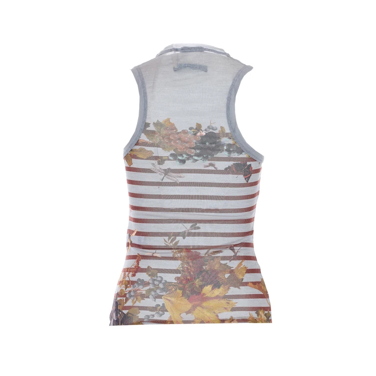 JEAN PAUL GAULTIER Top Grey Polyamide - Women