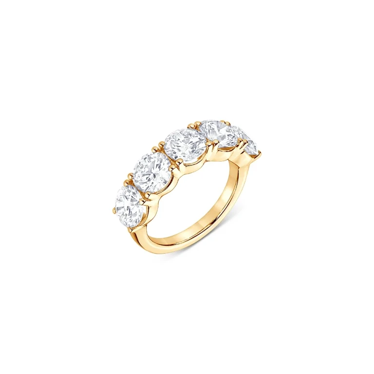 Certified Lab Grown Diamond Band in 18K Yellow Gold, 5.0 tcw