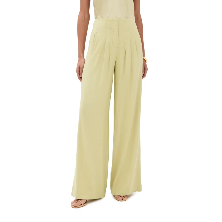 Veronica Beard Hoyt Pants Pistachio 10