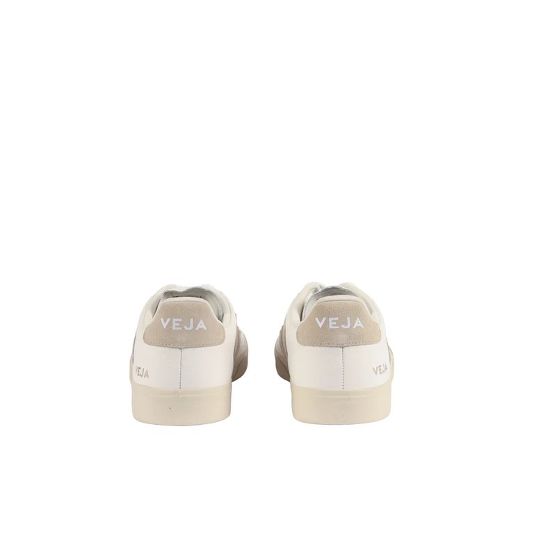 Veja White Almond Leather Campo Sneakers