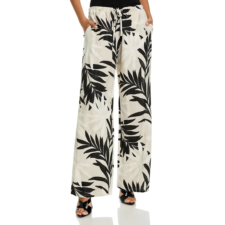 Bella Dahl Palm Print Pants