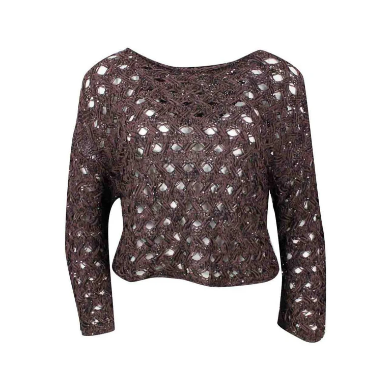 Antonelli Firenze Pull Col Rond - Marron Foncé