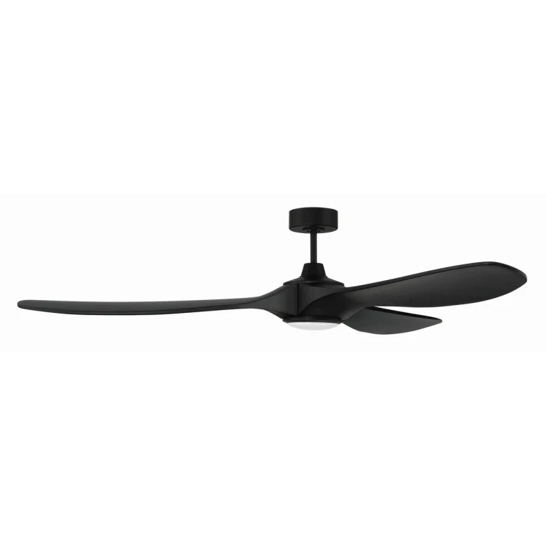 Flat Black 72" Ceiling Fan from the Envy no Wifi Collection