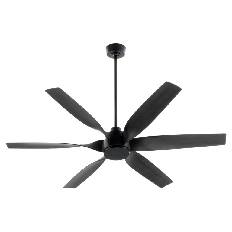 Matte Black 60" Patio Fan from the Kimbo Collection