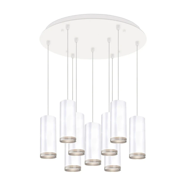 White LED Pendant from the Cameo Collection