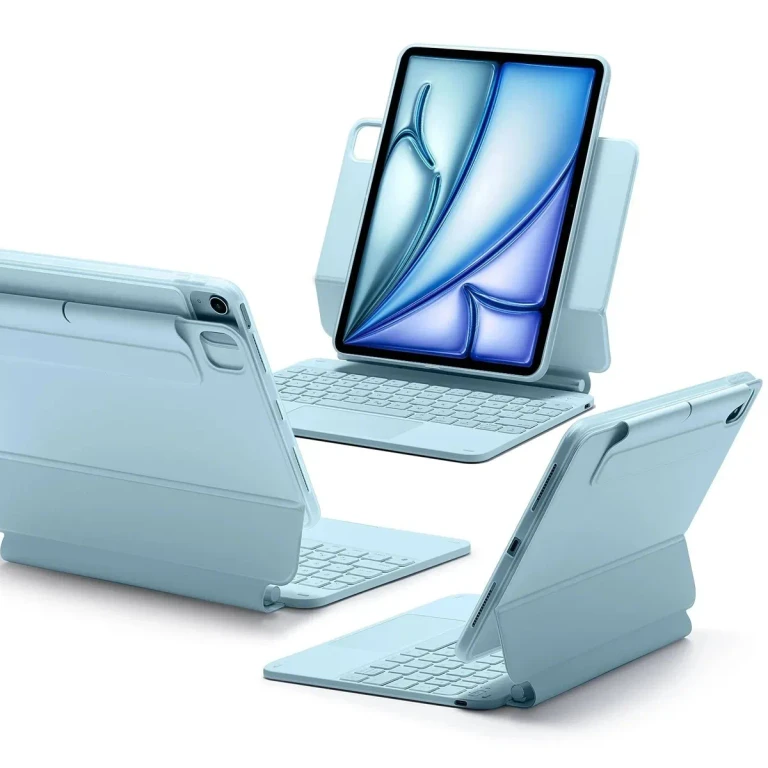 Étui clavier magnétique ESR Rebound 360 pour iPad Air 11 (2024) - Blanc