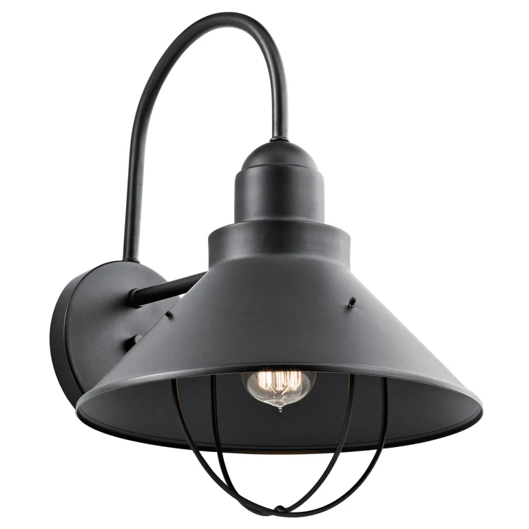 Seaside Extra-Large Outdoor Wall Light in Black