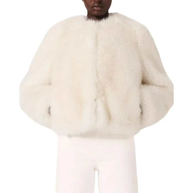 Maje Giroule Faux Fur Jacket
