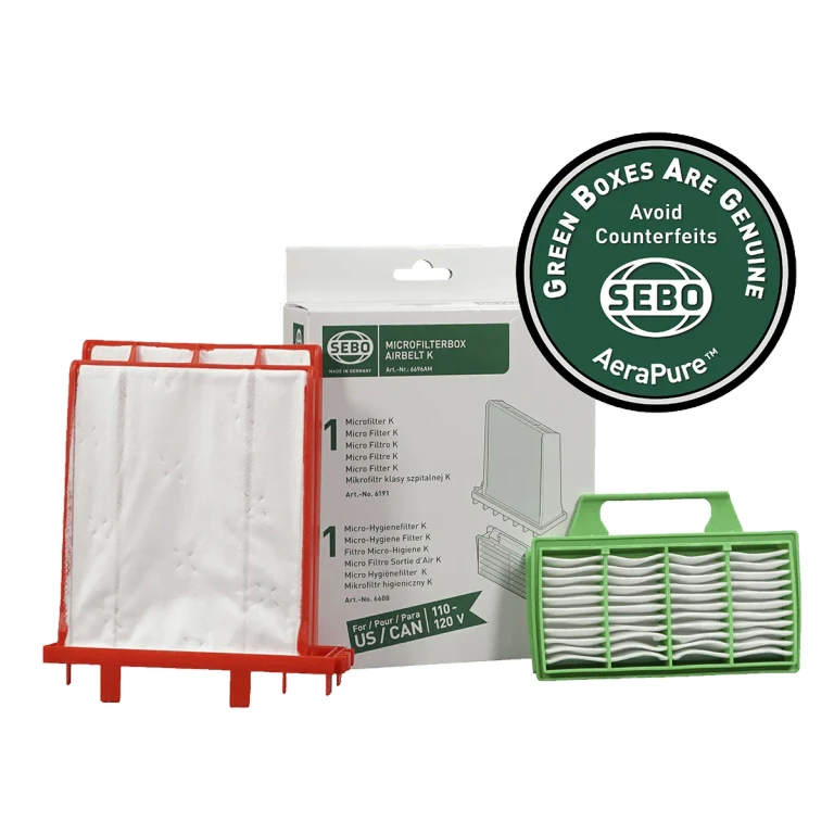 SEBO Filter Set for K-Series Vacuums
