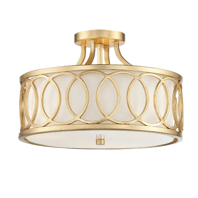 Graham 3-Light Ceiling Light in Antique Gold