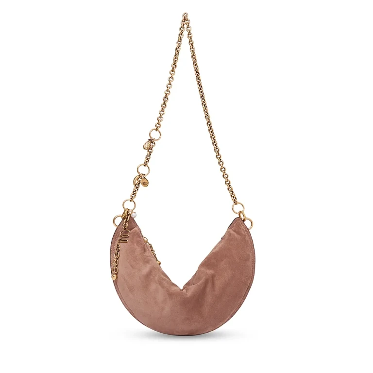 Chloe Icons Suede Halfmoon Bag