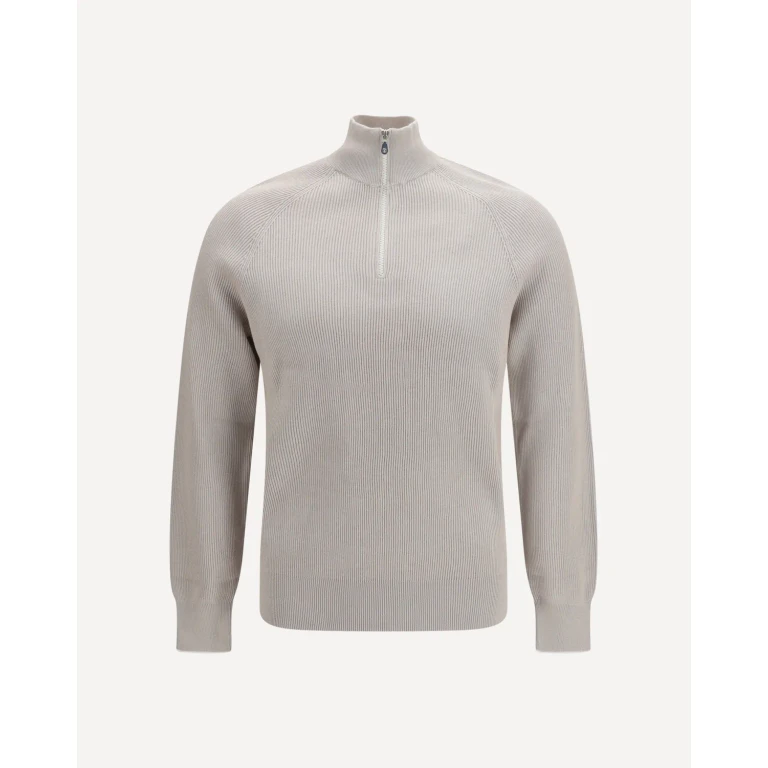 Maglione in cotone a collo alto Brunello Cucinelli