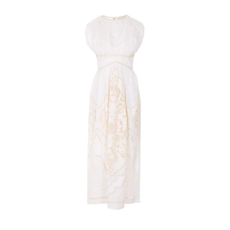 Dress Woman color Yellow Cream (5972DRS263CRM)