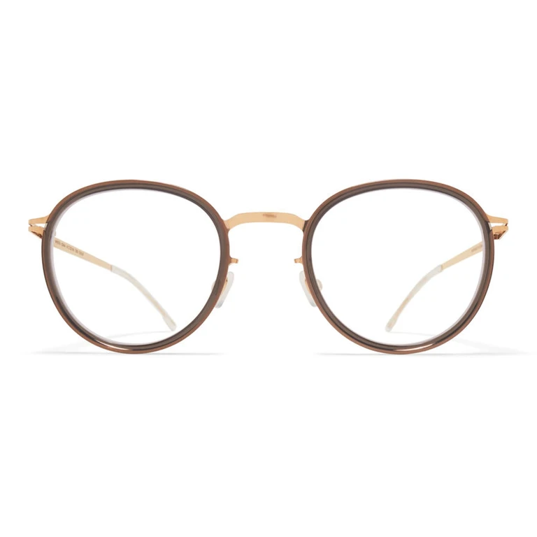 Mykita Kiana - A83 Champagne Gold Clear Ash Rx Acetate Eyeglasses - Women