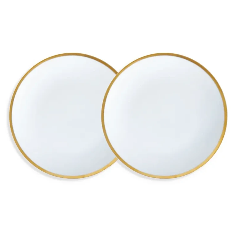 Twig New York Golden Edge 6 Canape Bread Plate, Set of 2