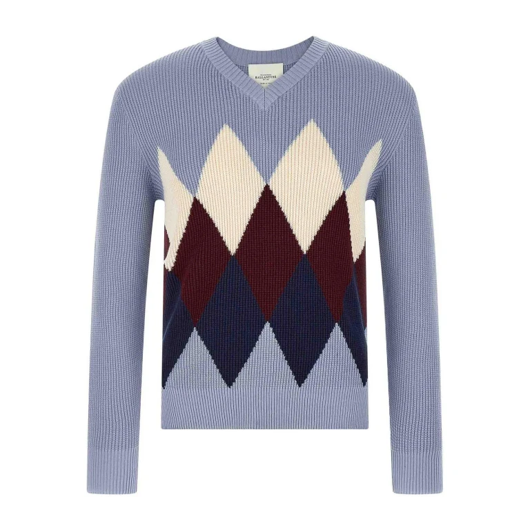 Ballantyne Pull Col Rond - Bleu Clair