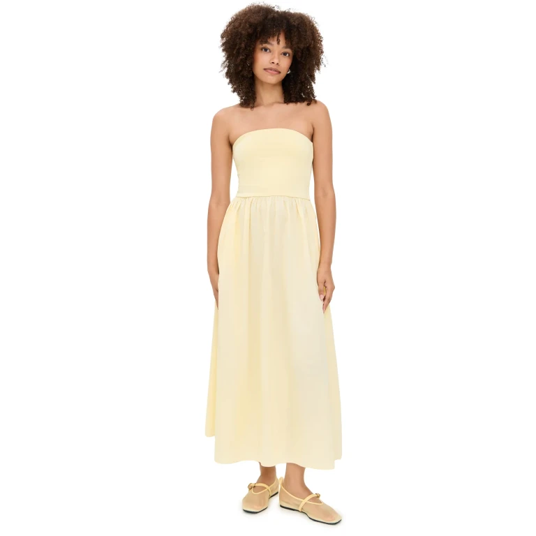Playa Lucila Combo Dress Butter Yellow XL