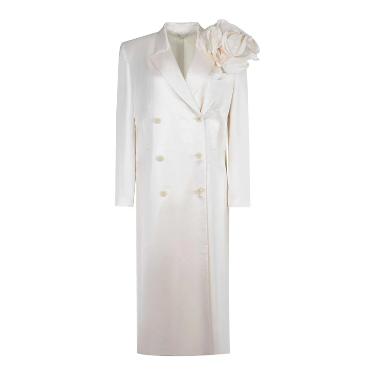 Magda Butrym Manteau Au Genou - Beige