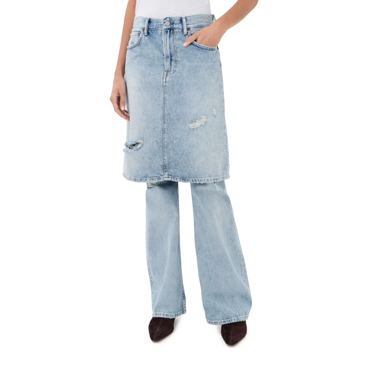 Acne Studios Denim Trousers Light Blue 38