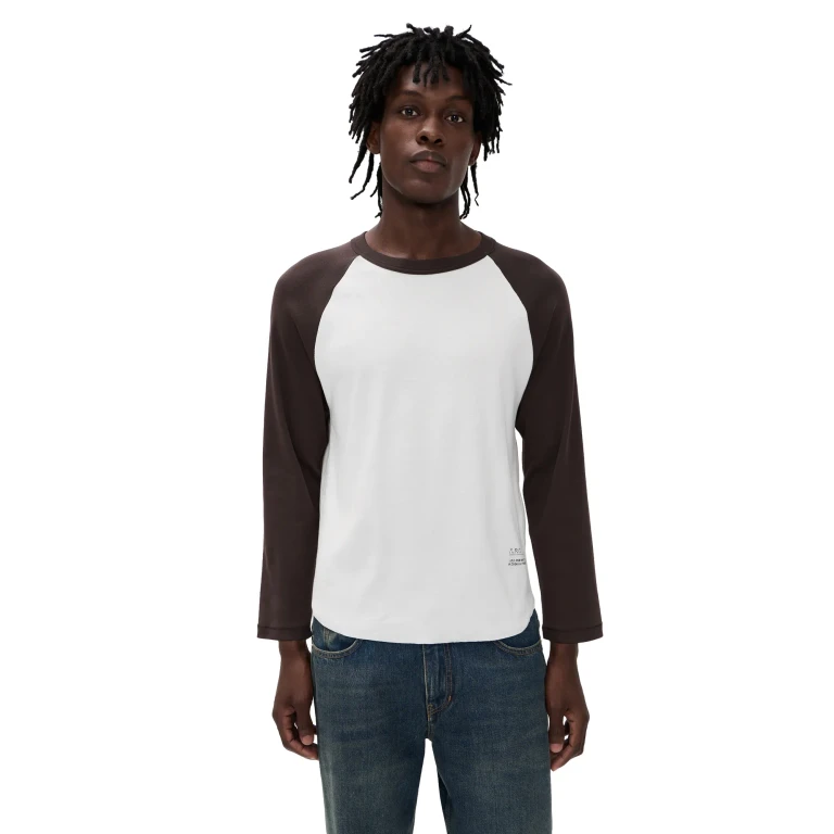 A.P.C. ラグラン長袖Tシャツ Bld ベージュ/ブラウン L