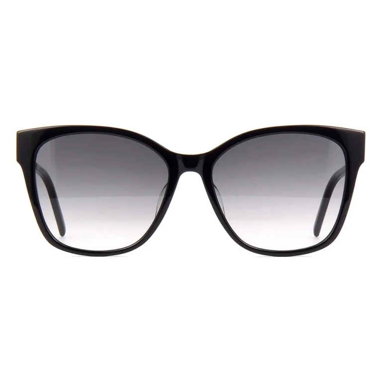 Saint Laurent Grey Gradient Butterfly Ladies Sunglasses SL M48S/K 002 56