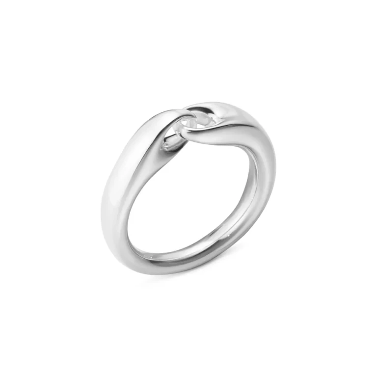 Georg Jensen Sterling Silver Reflect Interlocked Ring