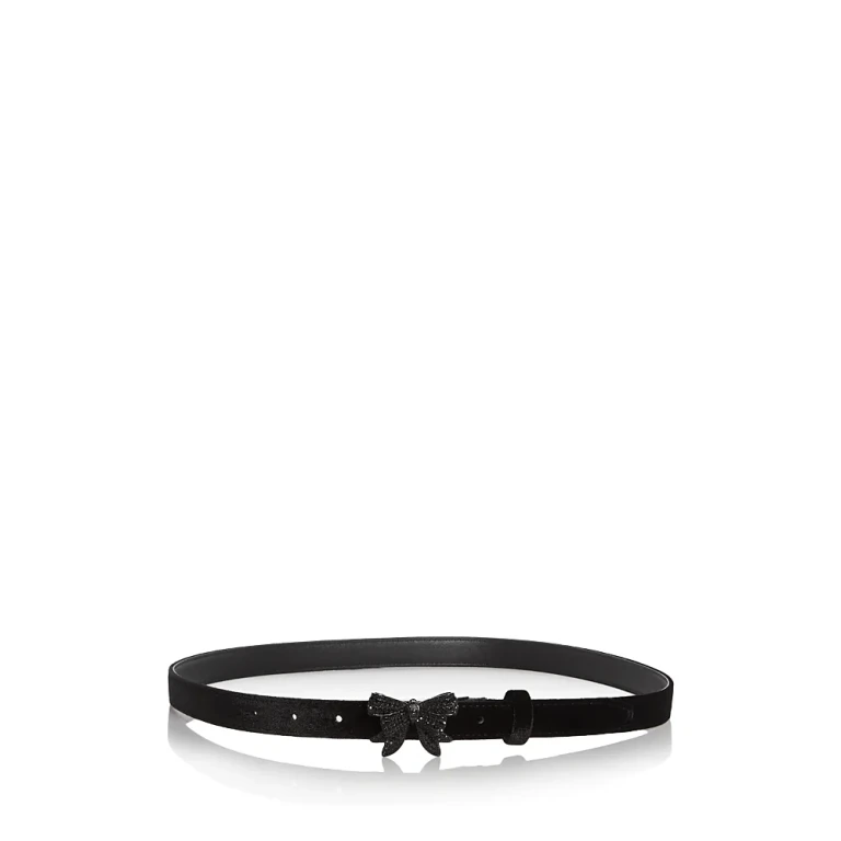 Kurt Geiger London Women's Bow Velvet Belt