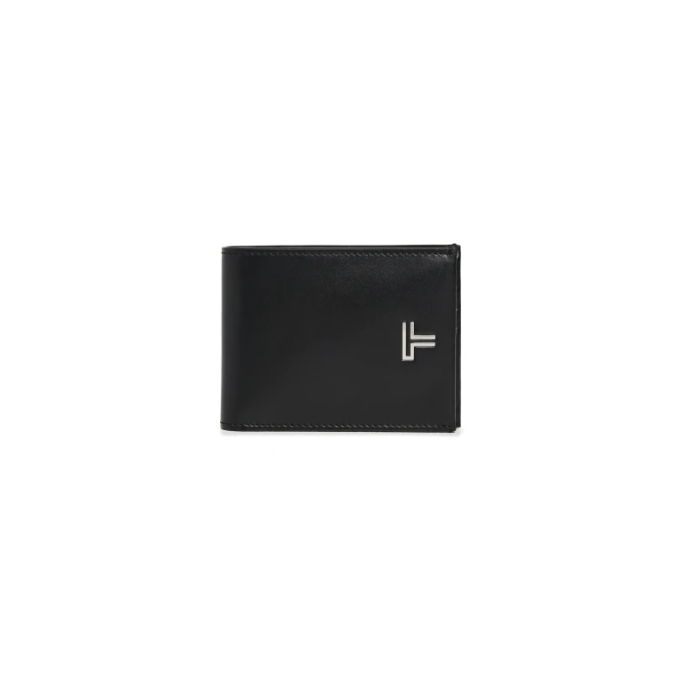TUMI Double Billfold Wallet Black Noir One Size
