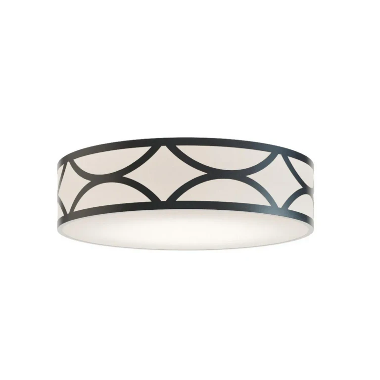 Black LED Flush Mount from the Lake Collection