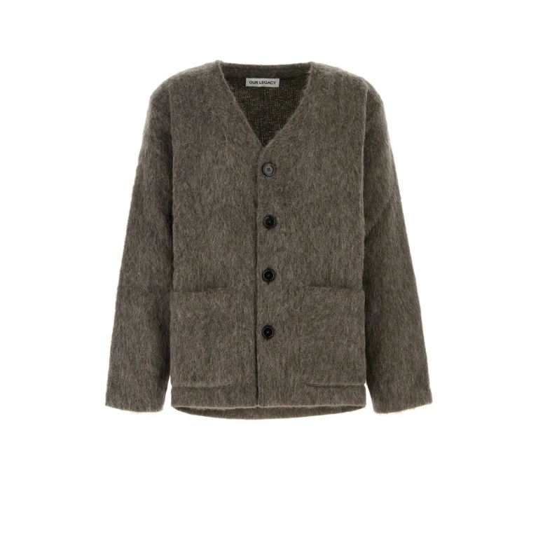 Our Legacy Mud Wool Blend Oversize Cardigan