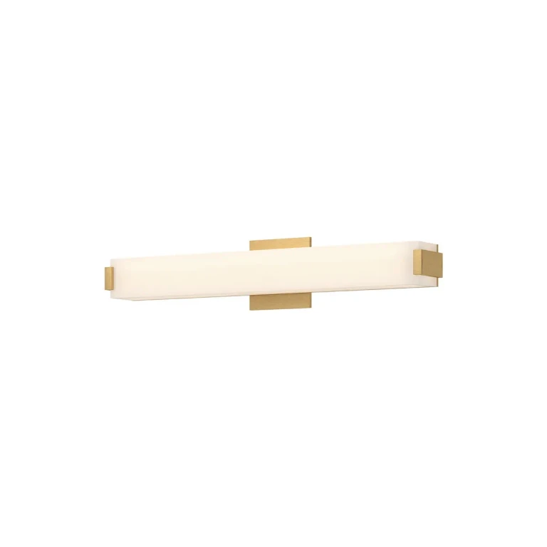 Brushed Gold LED Bathroom Vanity Light from the Latitude Collection