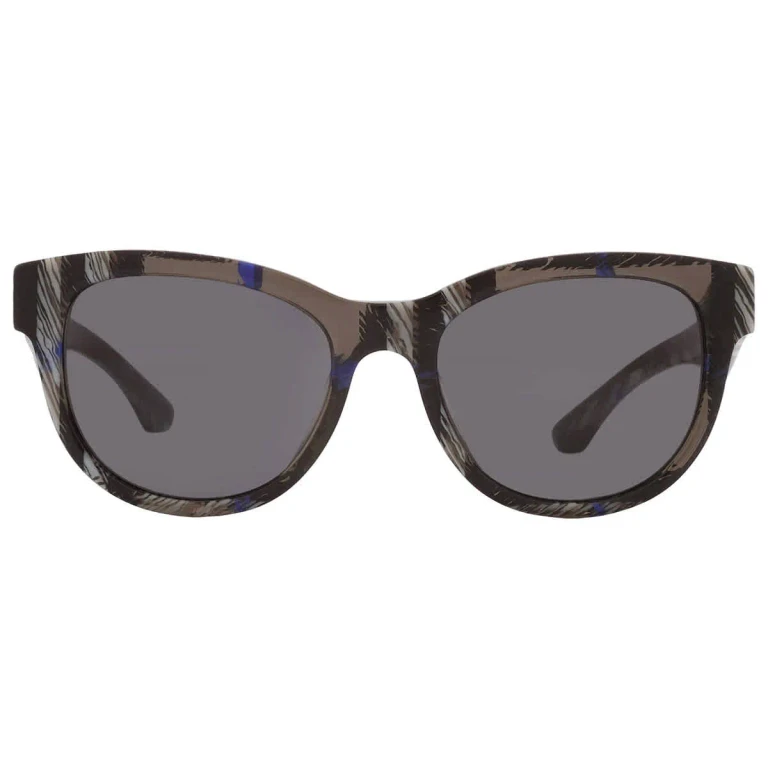 Burberry Dark Grey Oval Ladies Sunglasses BE4432U 414787 54