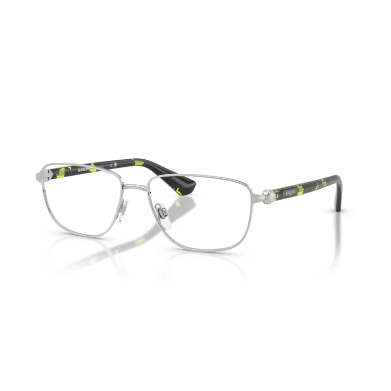 Burberry Demo Rectangular Mens Eyeglasses BE1393 1005 55