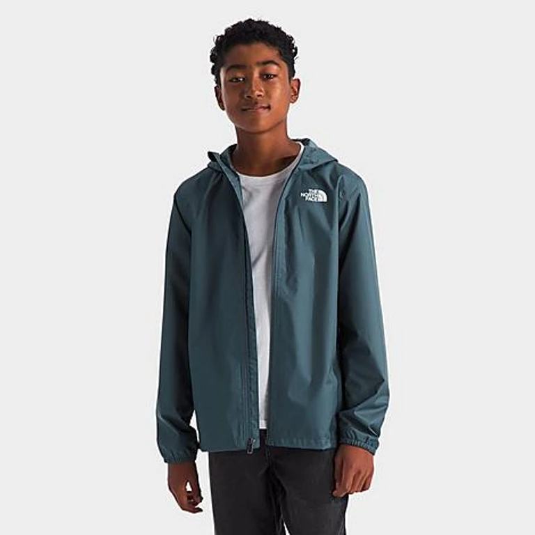 The North Face Big Kids Zipline Rain Jacket in Dusk Blue Size: XS