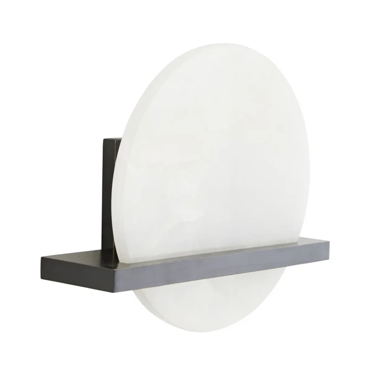 White One Light Wall Sconce from the Savion Collection