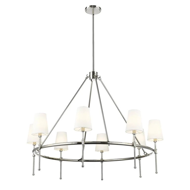 Polished Nickel Chandelier from the Adorra Collection