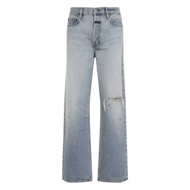 Fear Of God Distressed Cotton Jeans