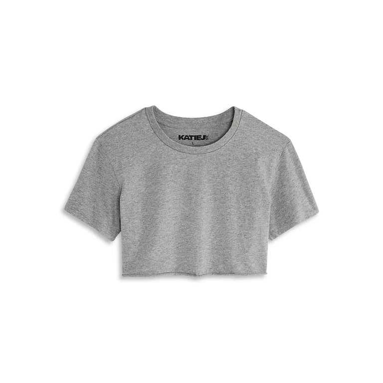 KatieJnyc Girls' Tristan Cropped Tee - Big Kid