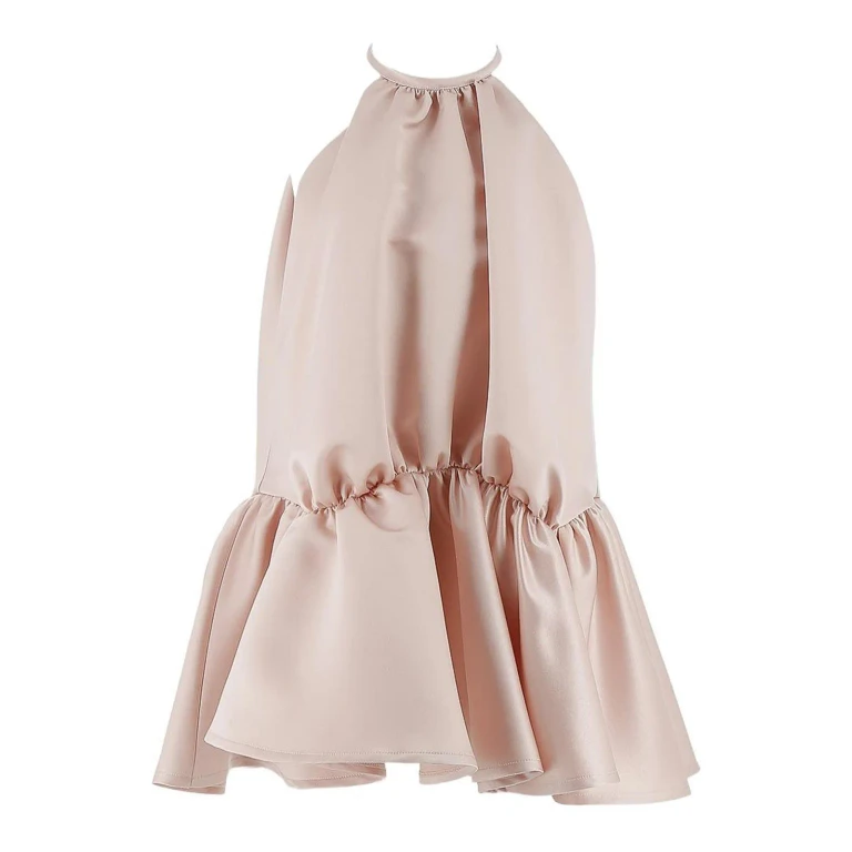 Baby Blumarine Robe Au Genou - Couleur Chair