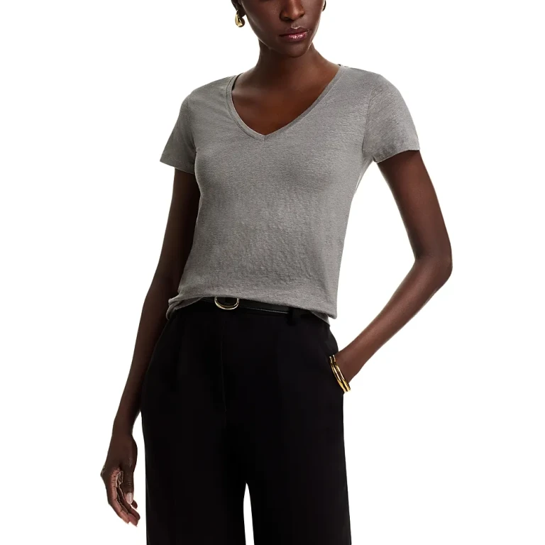 Majestic Filatures V Neck Tee
