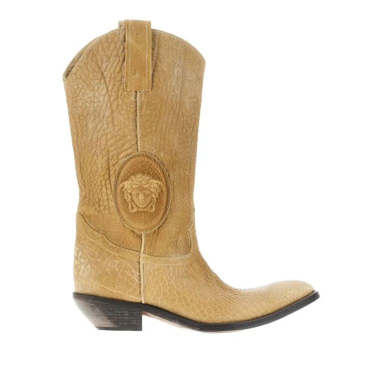 VERSACE 'Houston' leather boots Woman 36