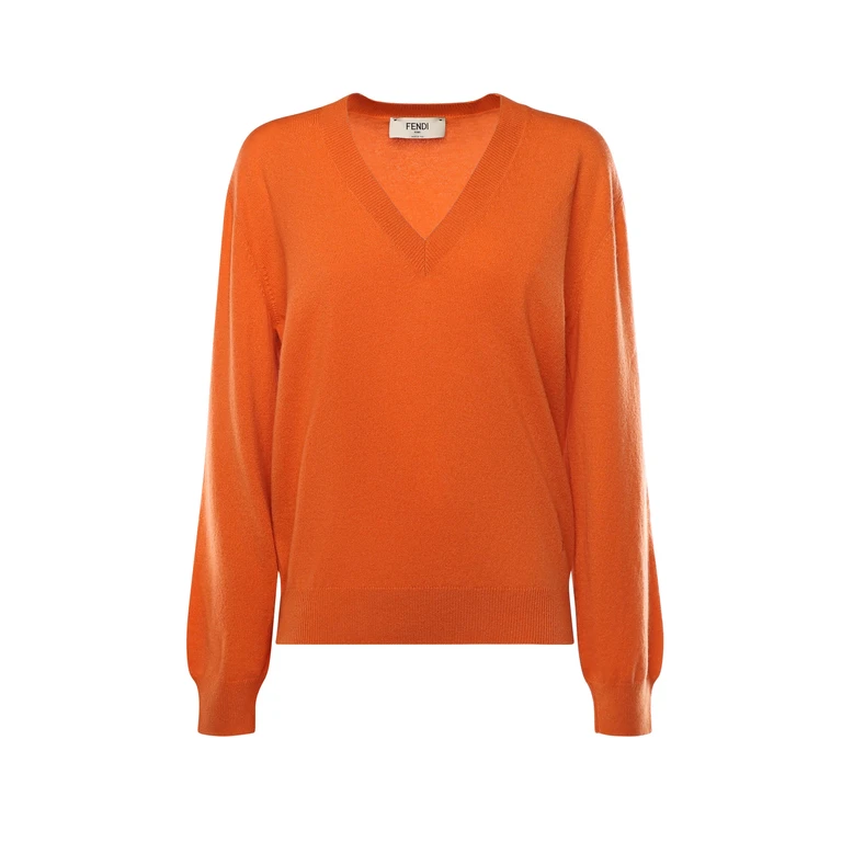 Fendi Sweaters Orange Cashmere - Women