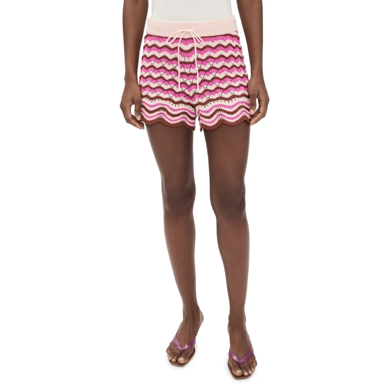 LSPACE Sunchaser Shorts Shell Yeah Crochet L