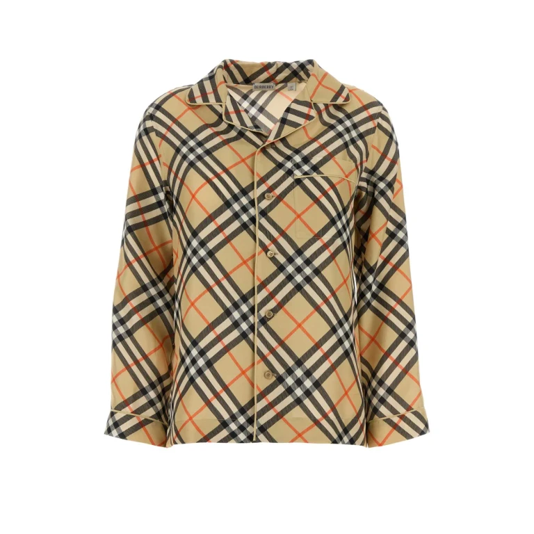 Burberry Embroidered Silk Shirt