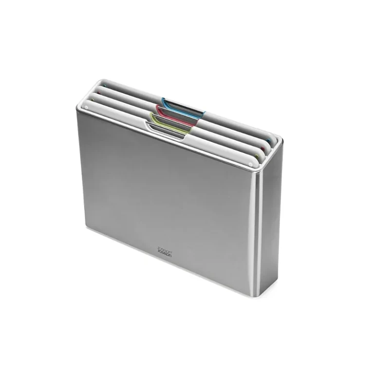 Joseph Joseph Folio Steel 4 Piece Cutting Board and Case Set