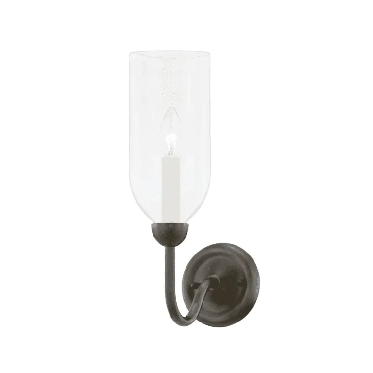 Distressed Bronze One Light Wall Sconce from the Classic No.1 Collection