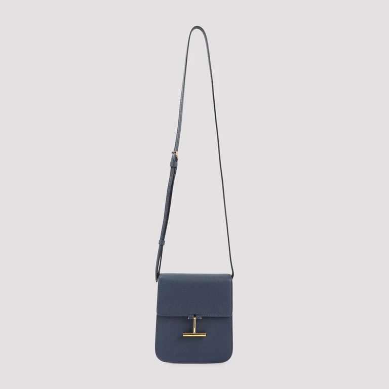 Tom Ford Mini Bag Blue Calf Leather - Women