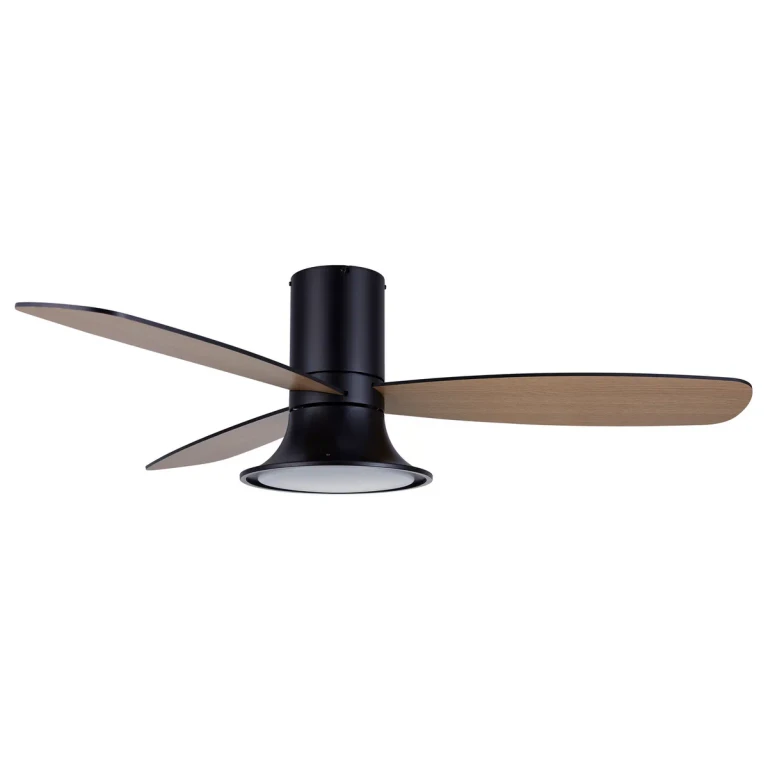 Black 52" Ceiling Fan from the Flusso Collection